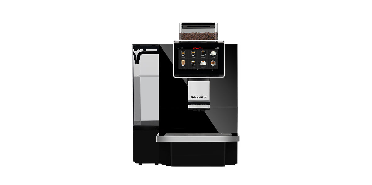 Small Office Coffee Starter Pack — Dr Coffee M10 with Steam, Fridge & Beans