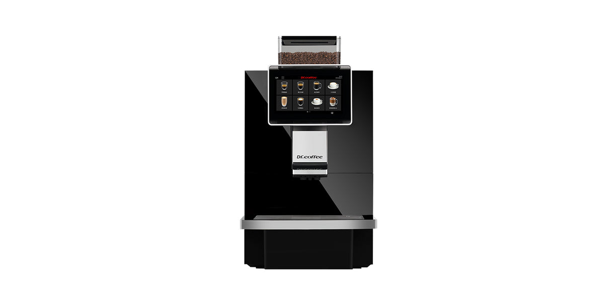 Small Office Coffee Starter Pack — Dr Coffee M10 with Steam, Fridge & Beans